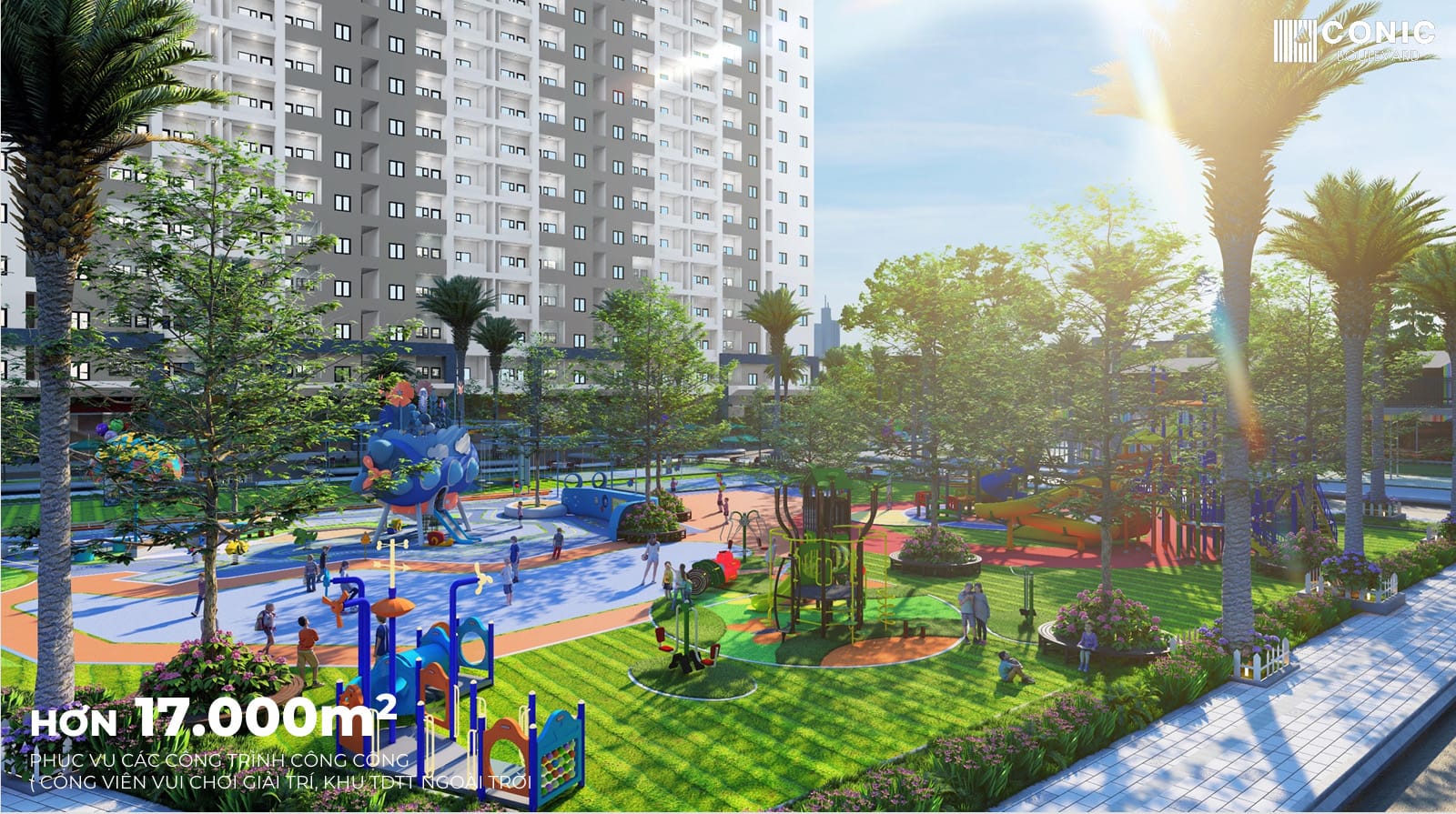 tiện ích nội khu conic boulevard bình chánh